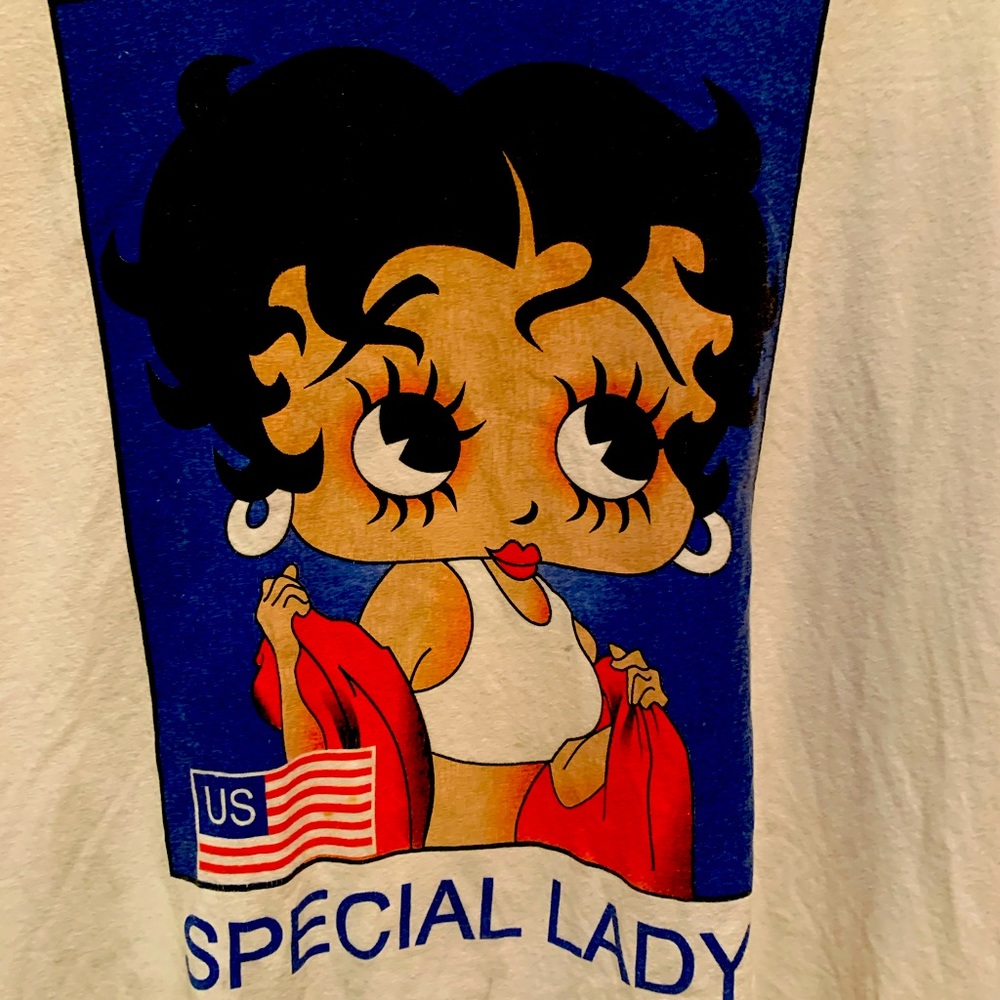 Free shipping- Rare Vintage Betty Boop Mens XL T-shirt